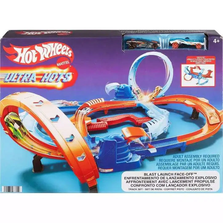 هوت ويلز لعبة أنابيب توربو أكشن ألترا هوتس مركبات مع مسار HotWheels