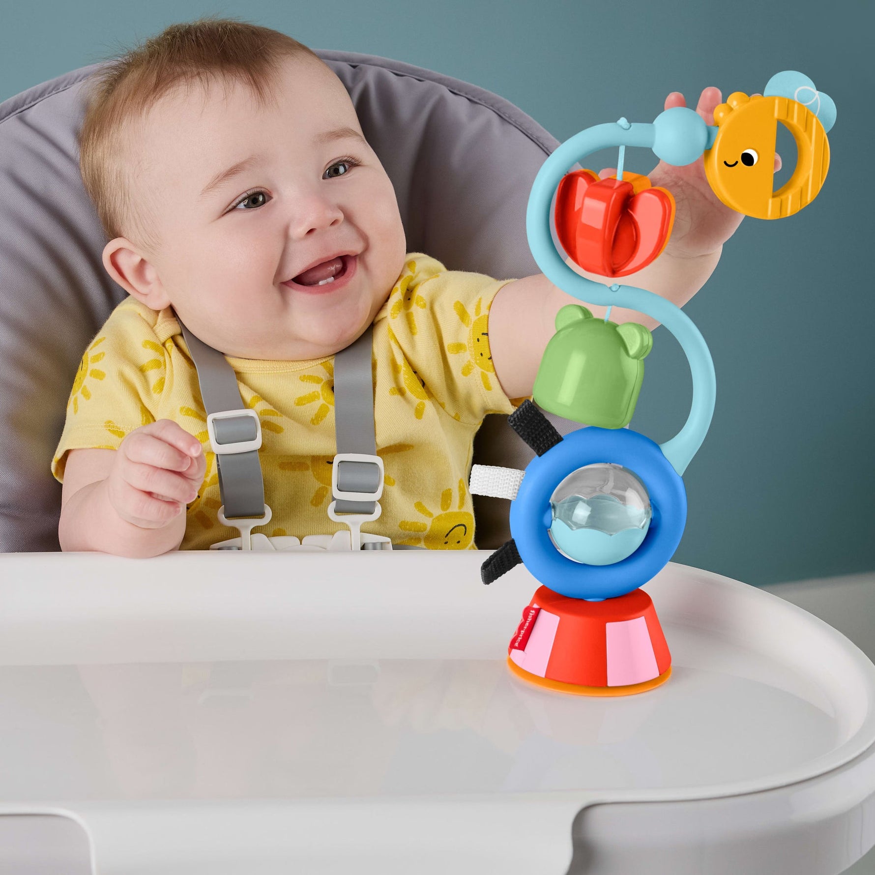فيشر برايس لعبة كرسي الطعام التفاعلية للأطفال مواليد تفاعلي Fisher-Price
