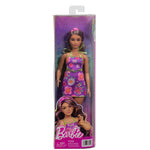 باربي دمية فاشونيستا بفستان زهور بنفسجي دمى الشخصيات Barbie
