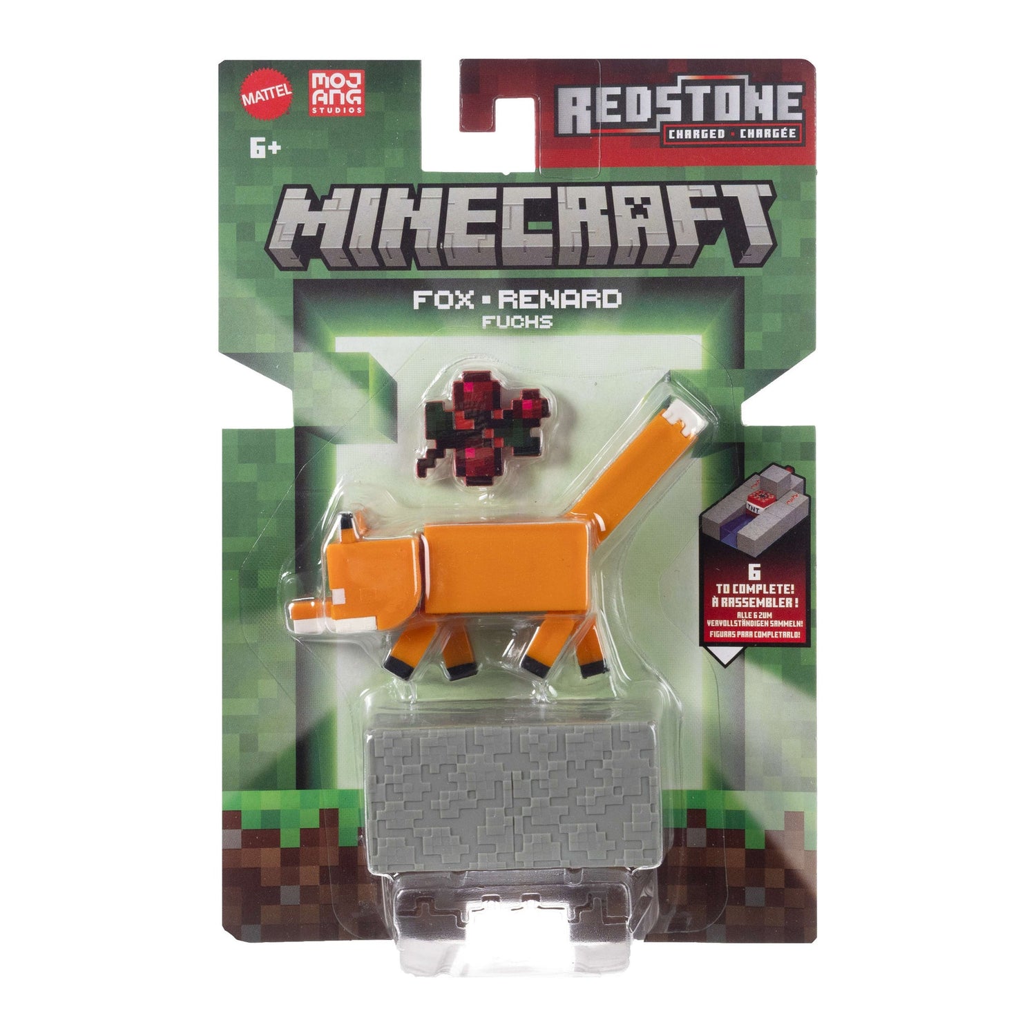 ماينكرافت مجسم ثعلب ريدستون مجسمات الشخصيات Minecraft