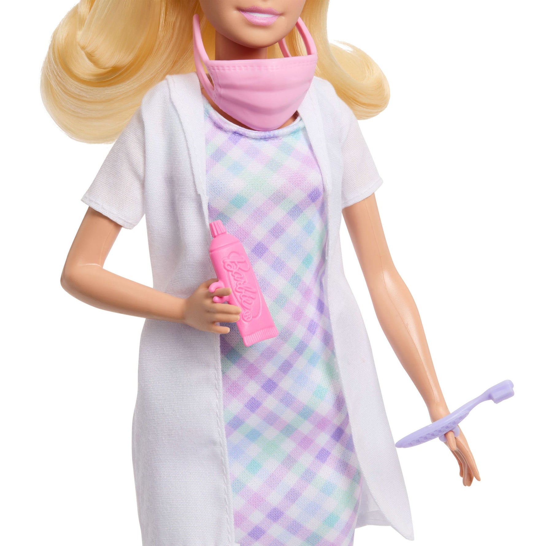 باربي دمية طبيبة أسنان مع طفلة صغيرة دمية مع اكسسوارات Barbie