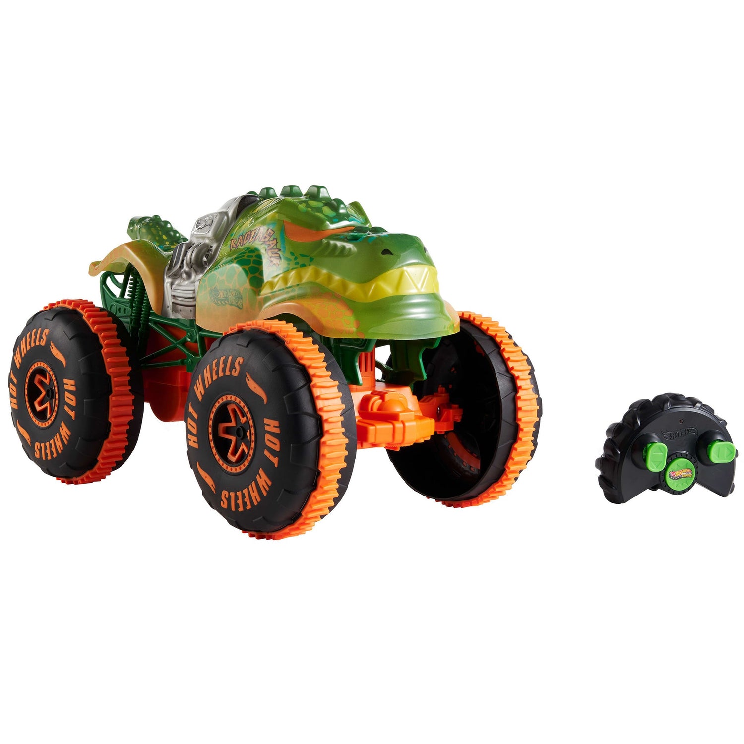 هوت ويلز مونستر تراكس شاحنة ريجياسور بجهاز تحكم عن بعد السيارات ريموت كنترول HotWheels