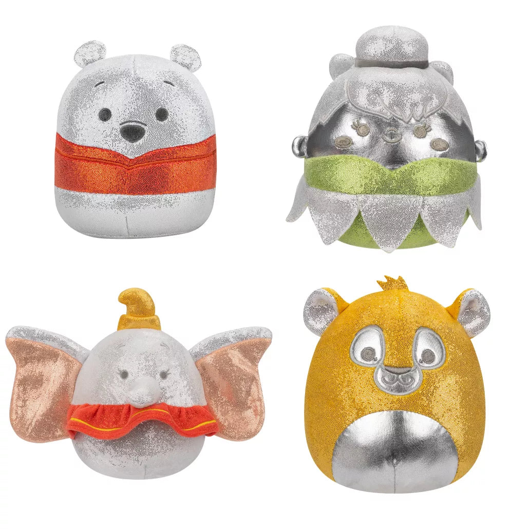 سكويش مالوز ديزني 100 عام 4 شخصيات الالعاب القطنية Squishmallows