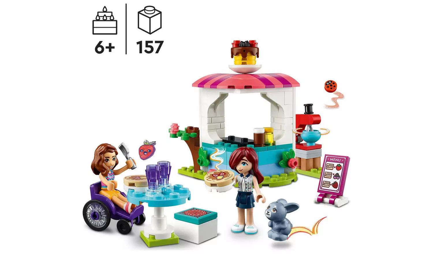 ليجو فريندز متجر الفطائر المحلاة مكعبات التركيب LEGO
