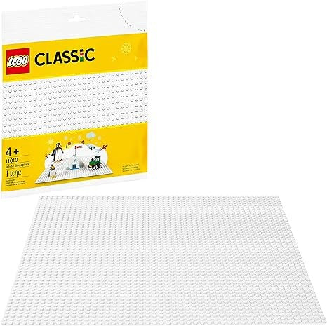 ليجو كلاسيك لوحة بناء أبيض مكعبات التركيب LEGO