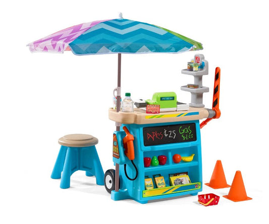 ستيب 2 لعبة المتسوق والكاشير لون أزرق التسوق والوظائف Step2