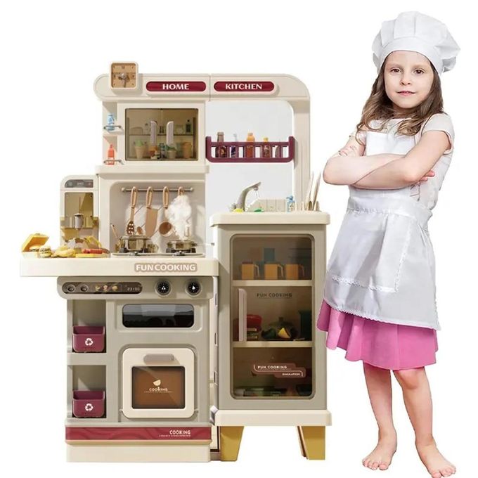 طقم مطبخ 94 قطعة مع بخار ألعاب المطابخ LOCAL