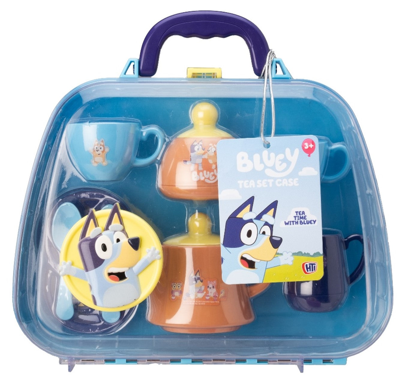 بلوي حقيبة مجموعة الشاي ألعاب المطابخ Bluey