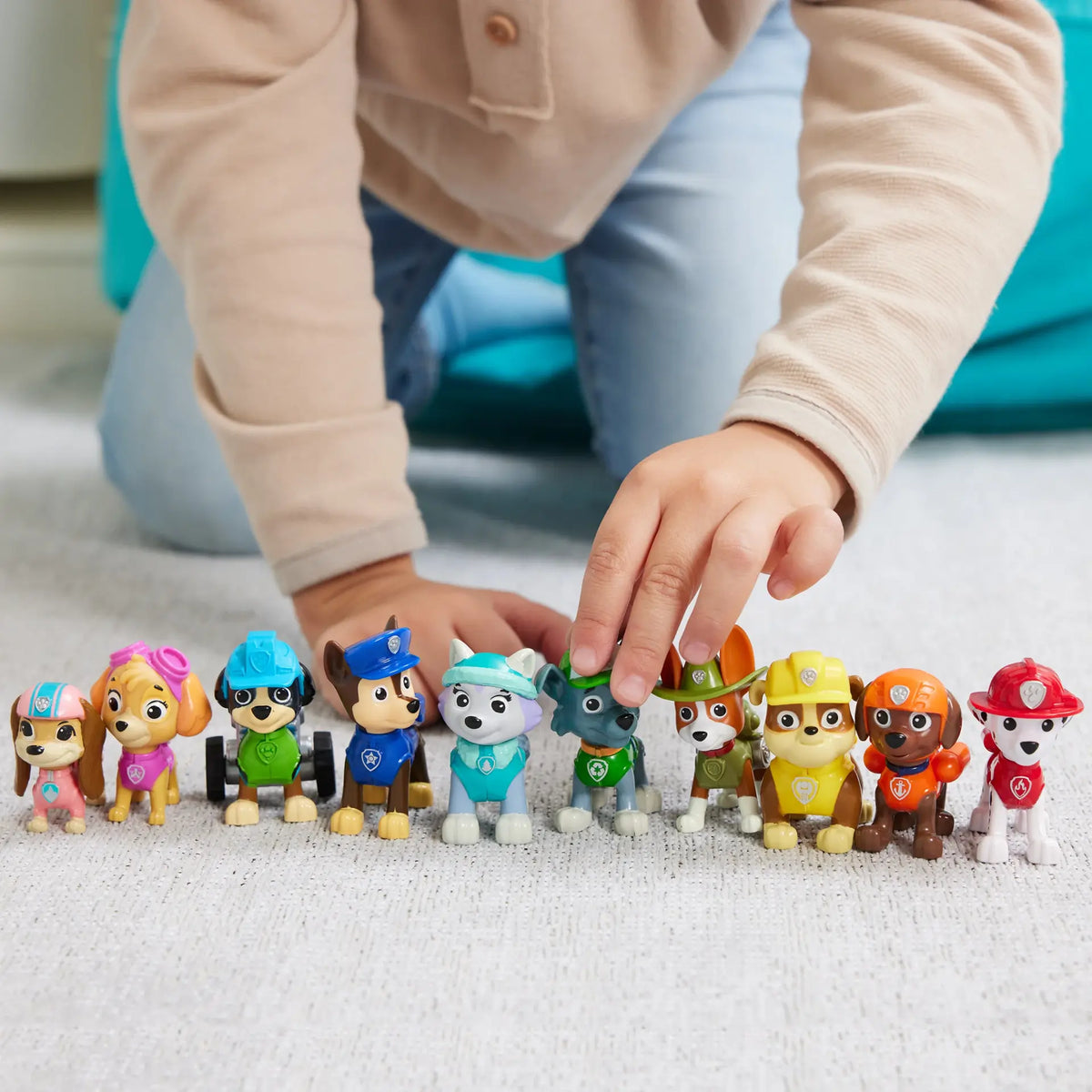باو باترول مجسمات مصغرة تتكون من 10 شخصيات شخصيات كرتونية Paw Patrol
