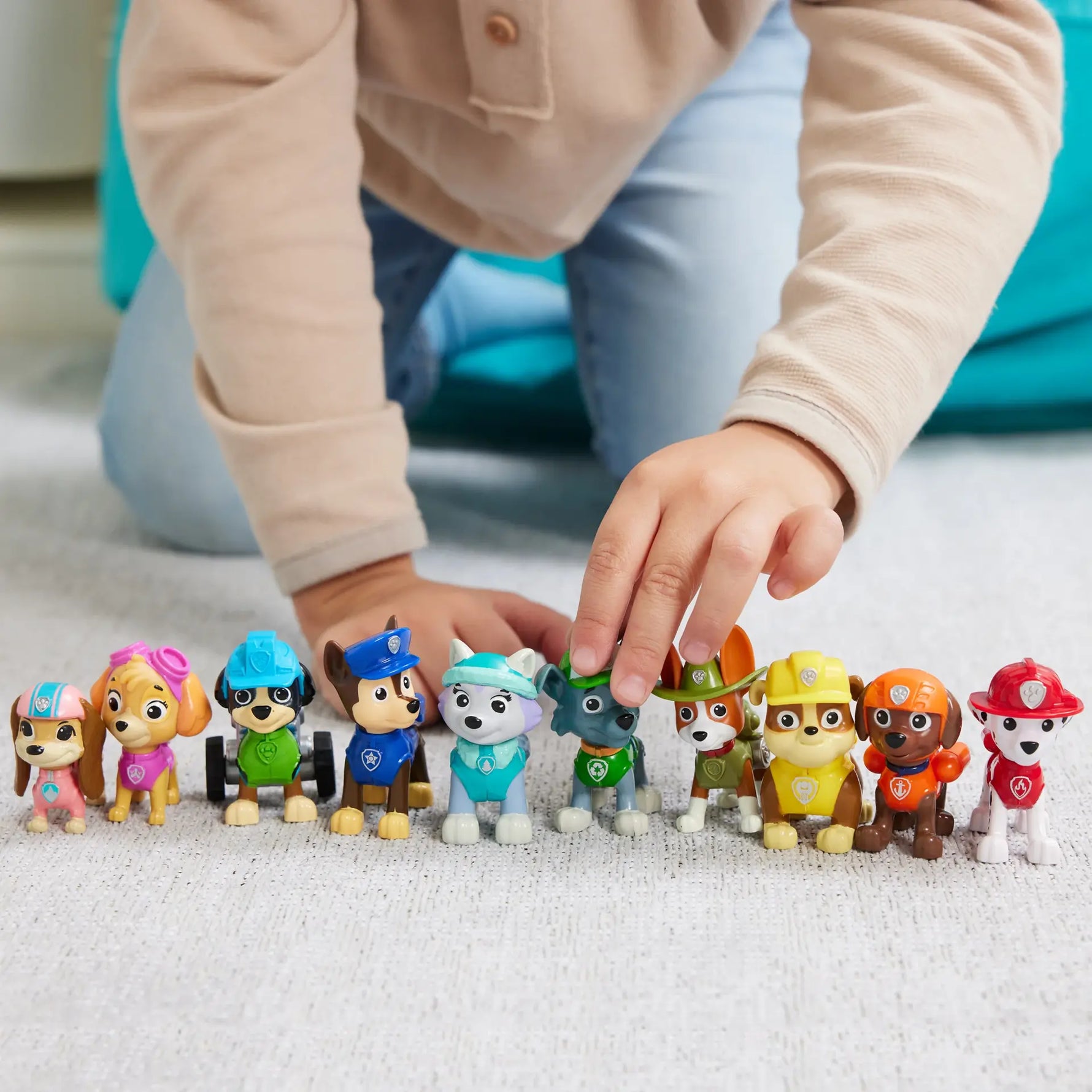 باو باترول مجسمات مصغرة تتكون من 10 شخصيات شخصيات كرتونية Paw Patrol