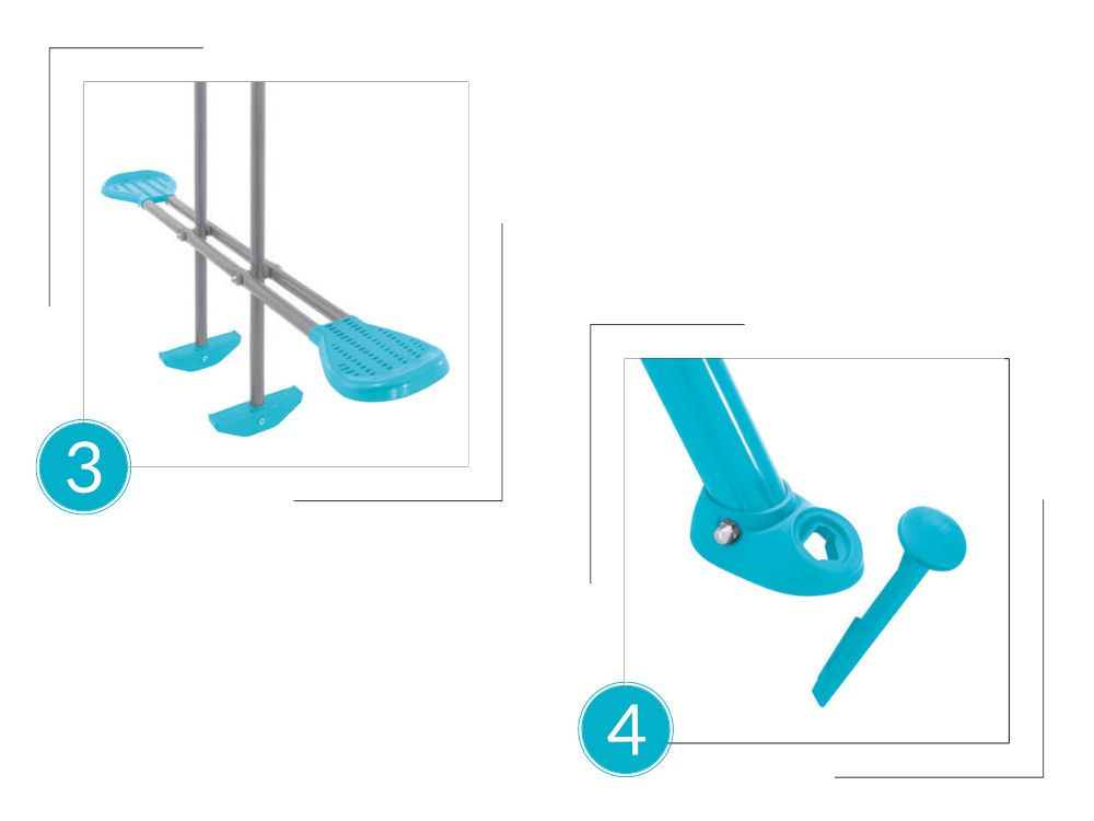 انتكس طقم مرجيحة ملونة مع مقعد هزاز المراجيح Intex