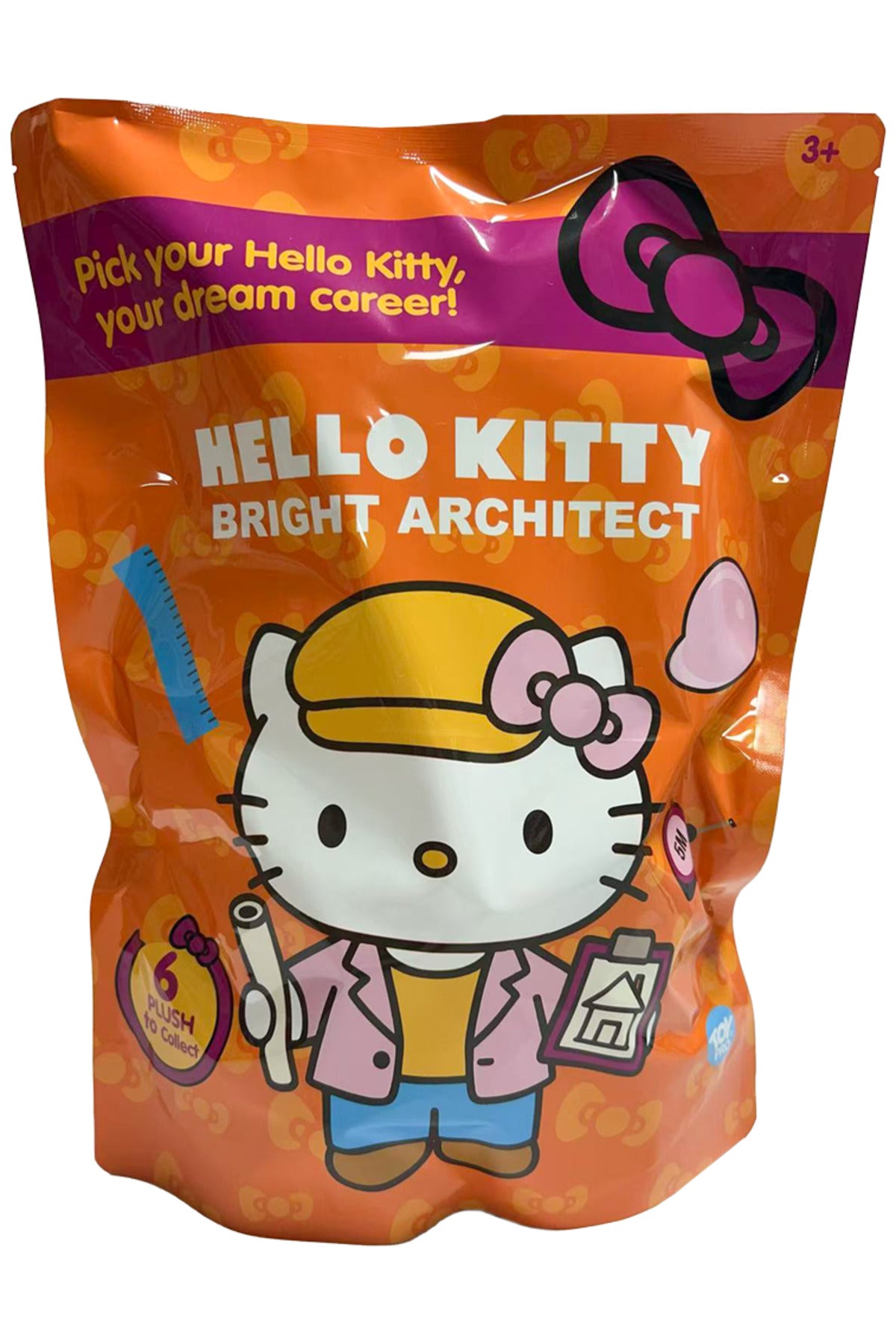 هيلو كيتي دمية المهندس المعماري اللامع القطنية 25سم الالعاب القطنية Hello Kitty