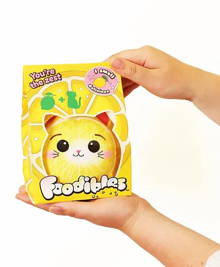فوديبلز دمية قطط الأناناس والليمون الالعاب القطنية Foodibles