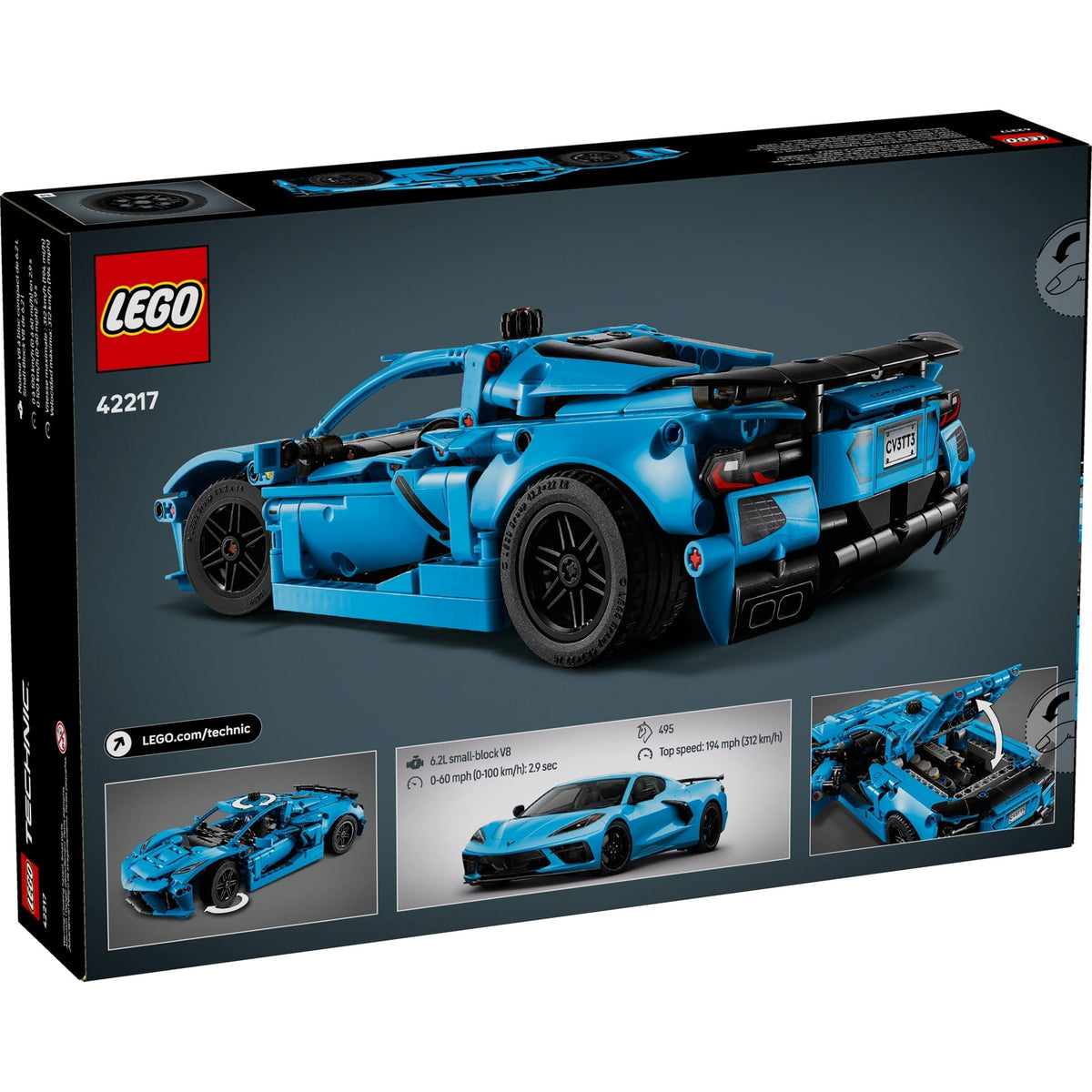 ليجو 42217 تكنيك سيارة شيفروليه كورفيت مكعبات التركيب LEGO