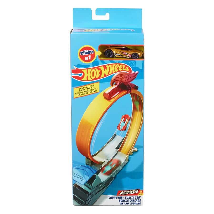 هوت ويلز المضمار الكلاسيكي اشكال متنوعة مركبات مع مسار HotWheels