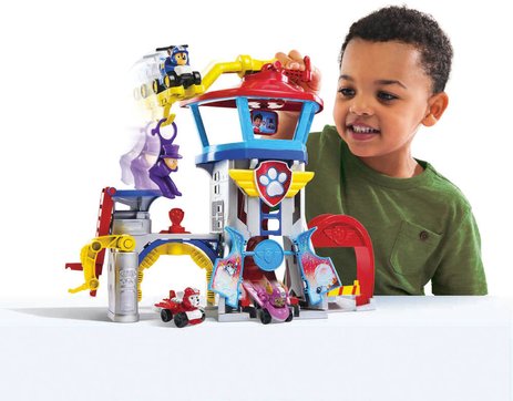 باو باترول برج مطار بوب سكواد مركبات مع مسار Paw Patrol