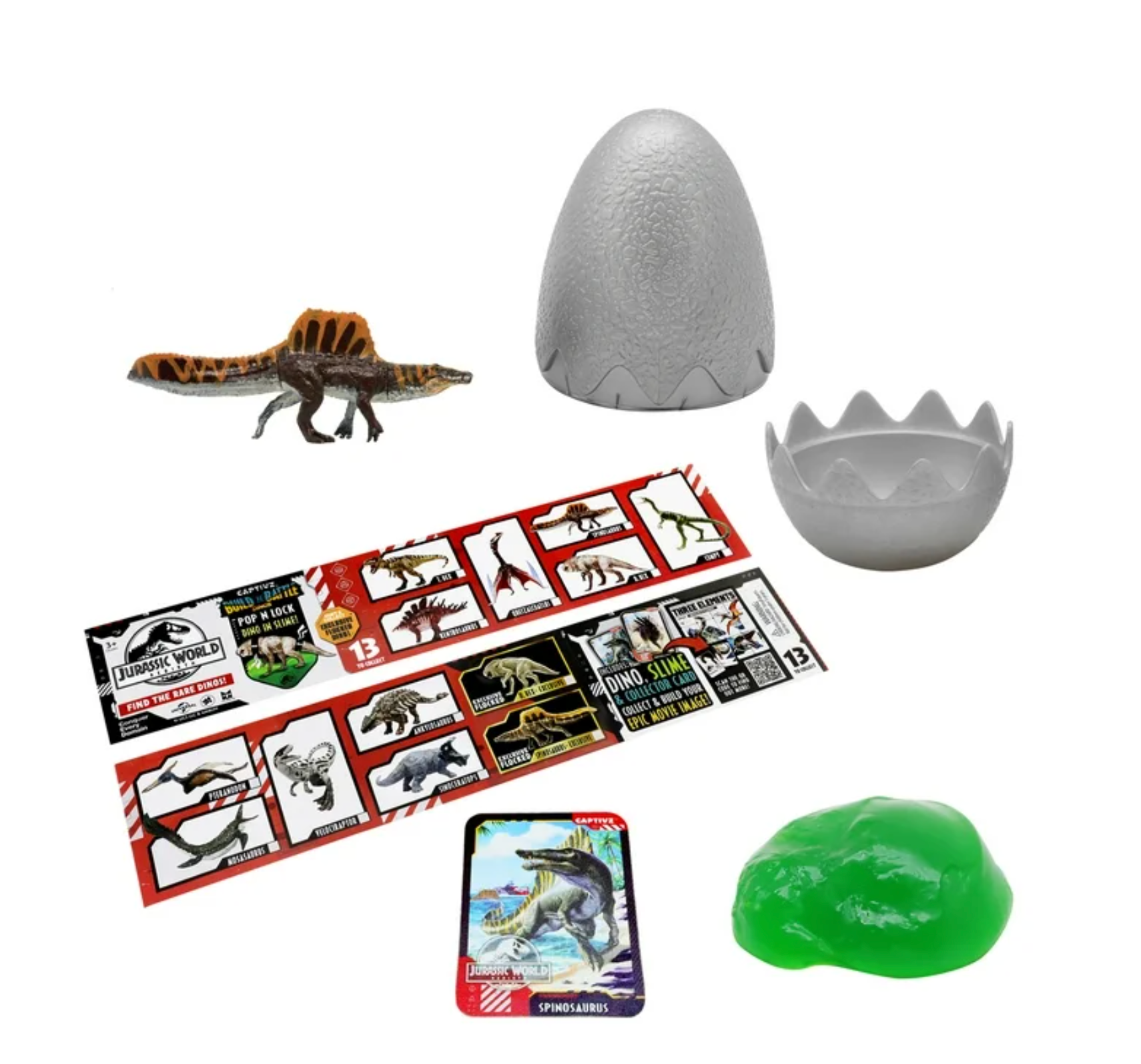 جوراسيك وورلد بيضة كابتيفز ريبيرث مجسمات الحيوانات Jurassic World