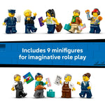 ليجو 60502 سيتي مطار به طائرة مكعبات التركيب LEGO