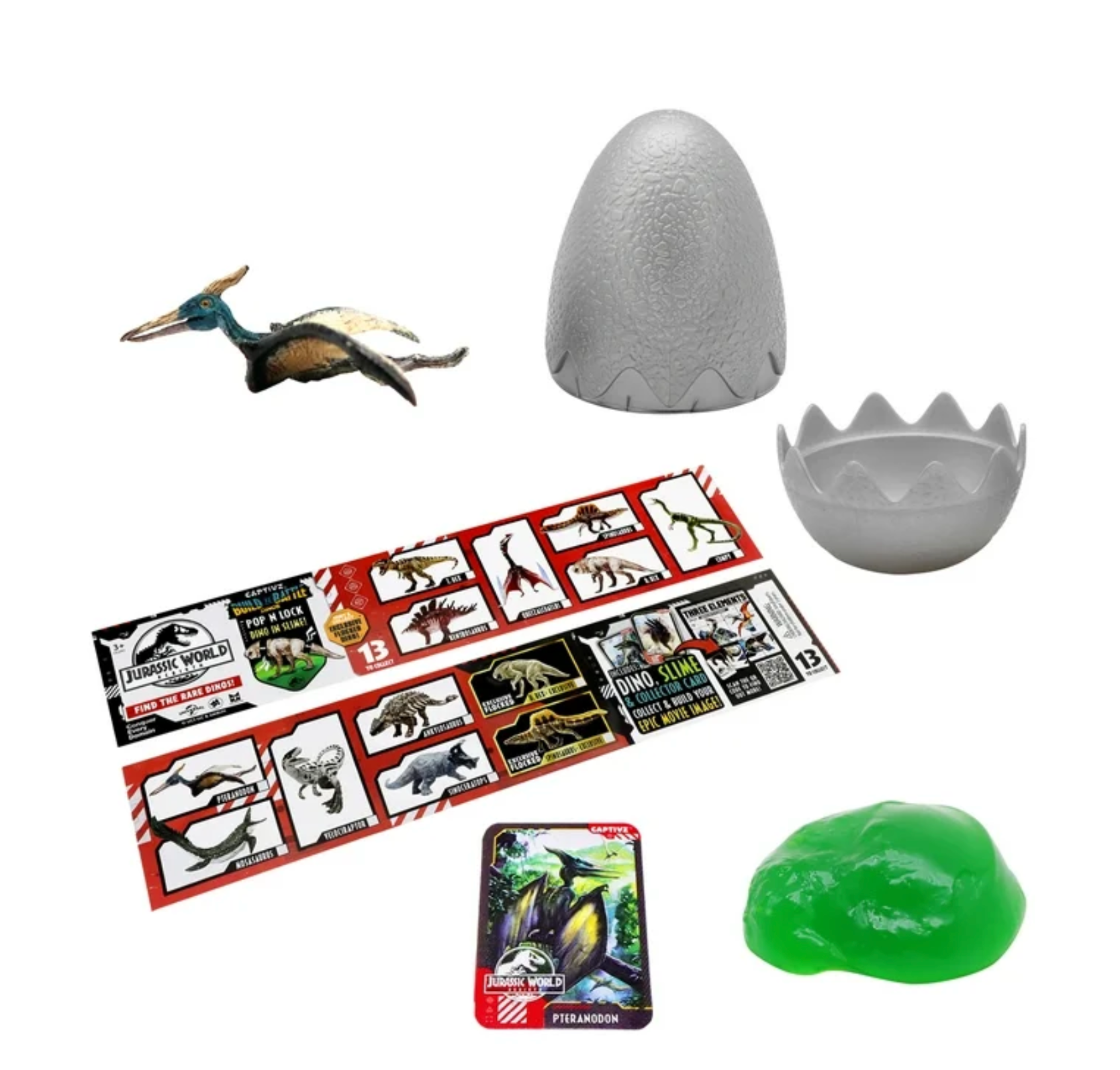 جوراسيك وورلد بيضة كابتيفز ريبيرث مجسمات الحيوانات Jurassic World