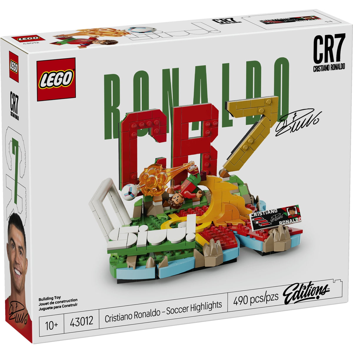 ليجو 43012 إيديشنز أبرز لقطات كريستيانو رونالدو مكعبات التركيب LEGO