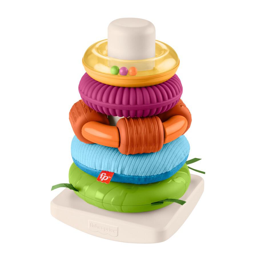 فيشر برايس لعبة تكديس الحلقات مواليد تفاعلي Fisher-Price