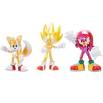 سونيك مجسم القنفذ 3 قطع شخصيات كرتونية Sonic