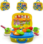 شنطة العاب المطبخ 2 في 1 مع اكسسوارات المطبخ ألعاب المطابخ LOCAL