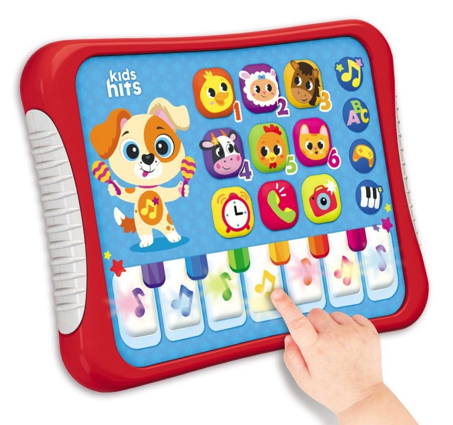 كيدز هيتس لوحة مع أضواء وموسيقى مواليد تفاعلي Kids Hits