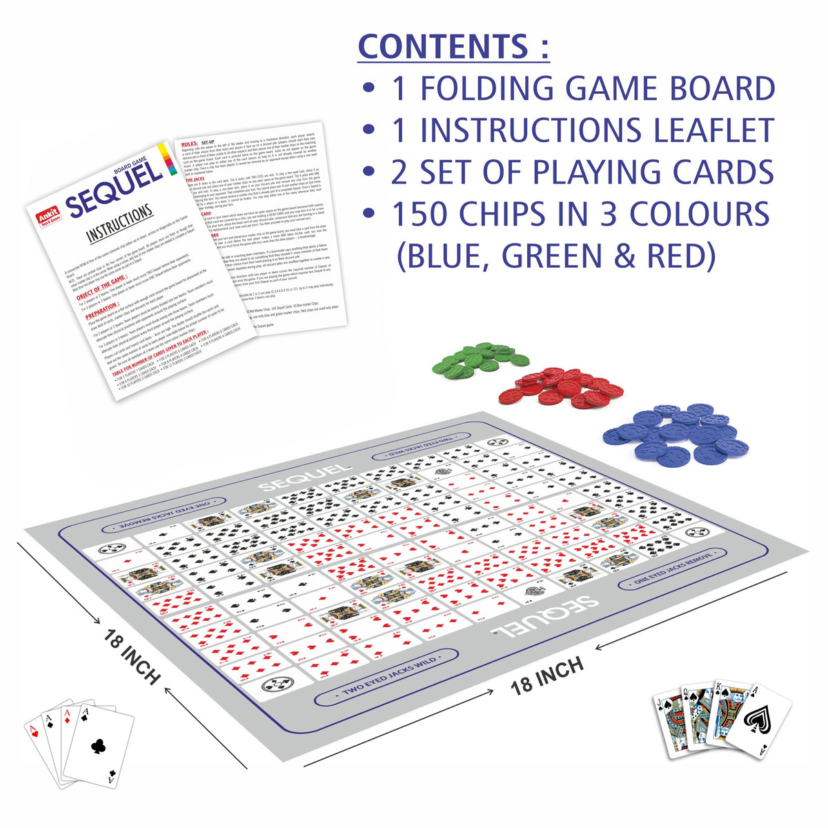 انكيت تويز لعبة سيكونس الورقية العاب لوحية Ankit toys