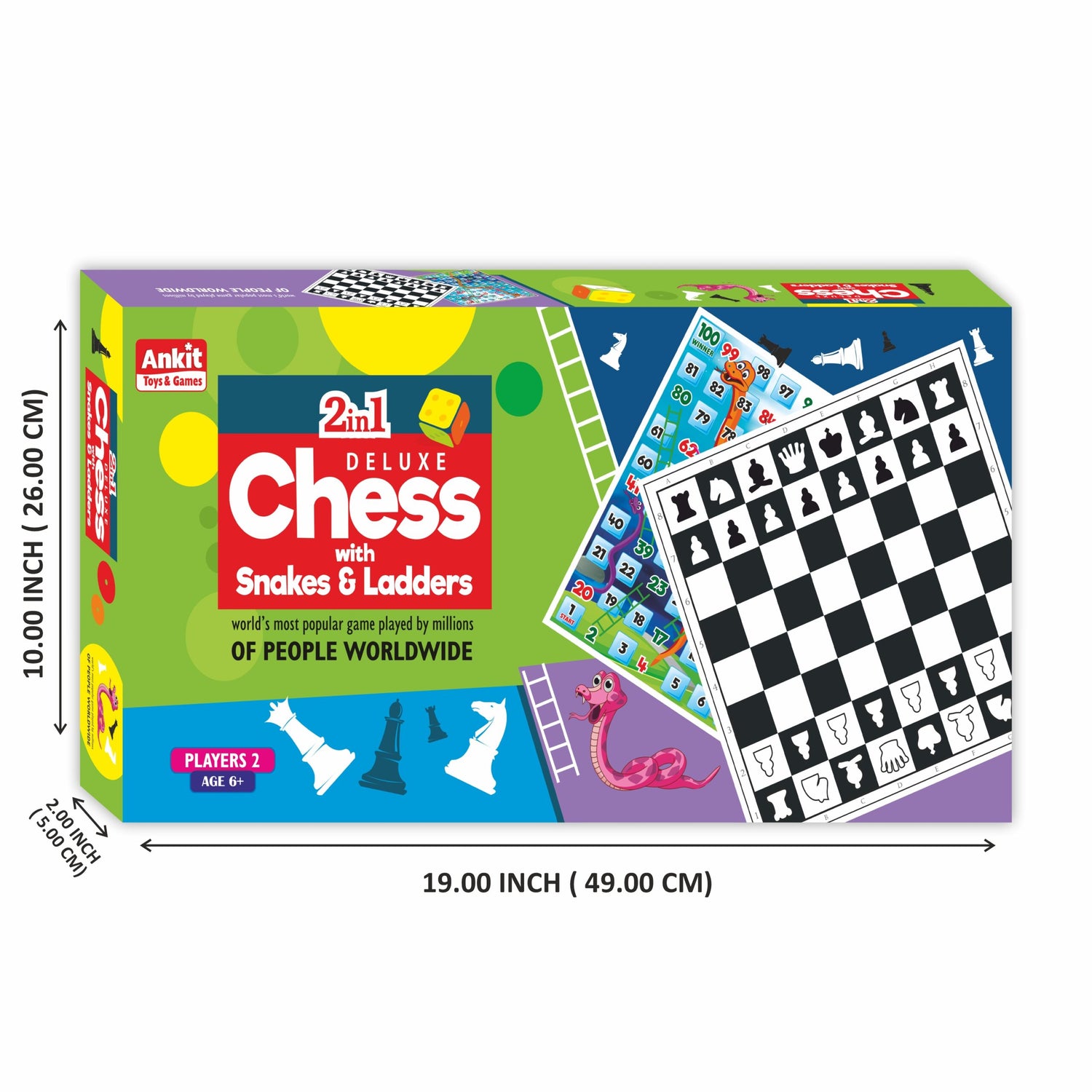 انكيت تويز لعبة شطرنج 45 سم العاب لوحية Ankit toys