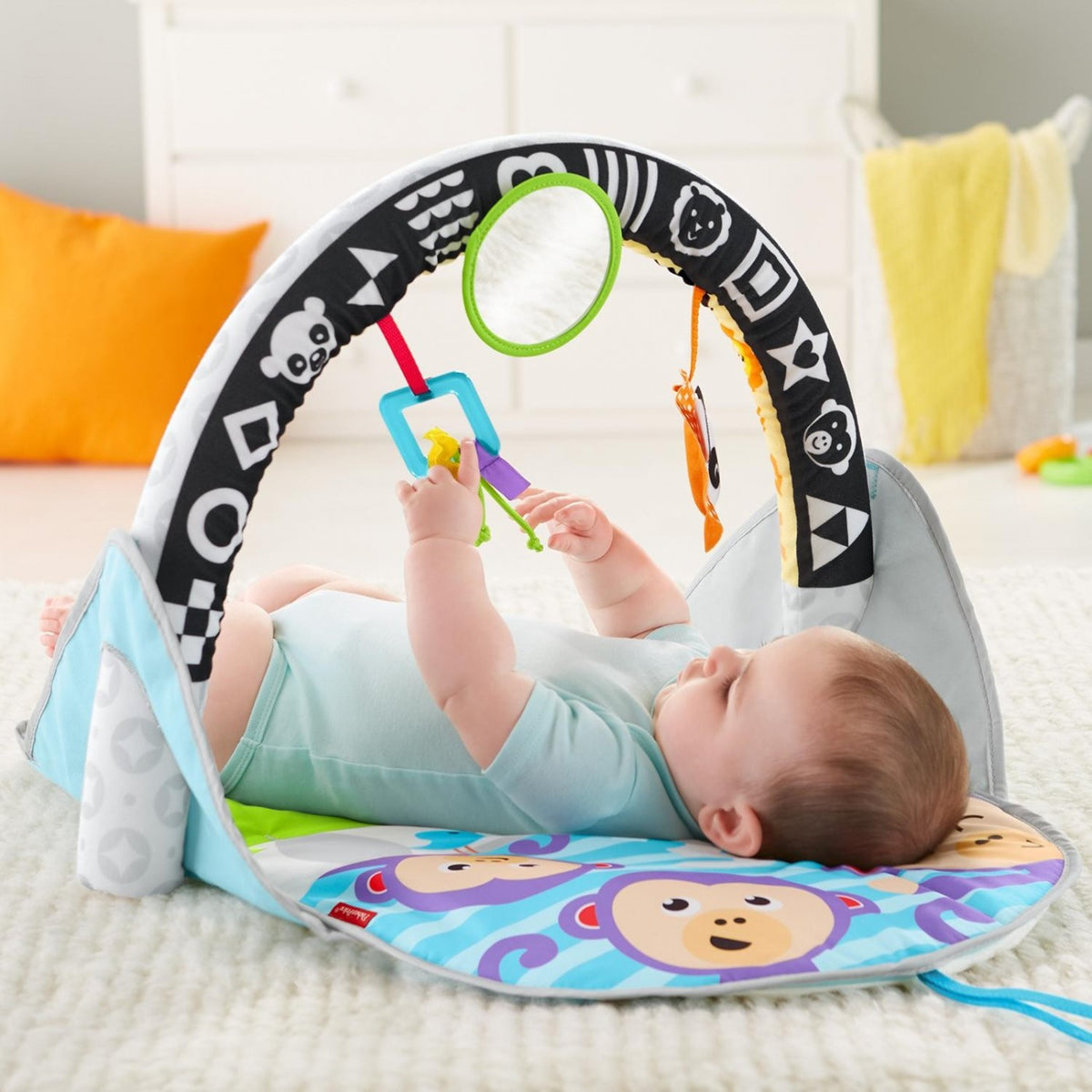 فيشر برايس بساط لعب للاطفال 2 في 1 بساط للمواليد Fisher-Price