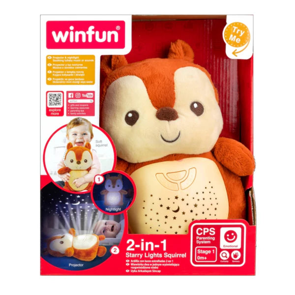 وين فن سنجاب أضواء النجوم 2 في 1 الالعاب القطنية WinFun
