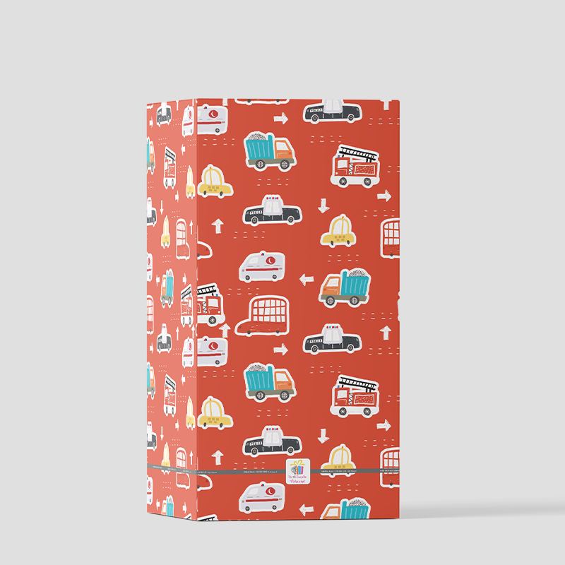 تغليف مركبات أحمر لعبة و مفاجأة