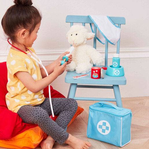 التعليم المبكر شنطة ألعاب الطبيب البيطري تقمص الأدوار ELC