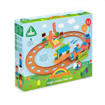 التعليم المبكر قطار الحركة السحرية مركبات مع مسار ELC