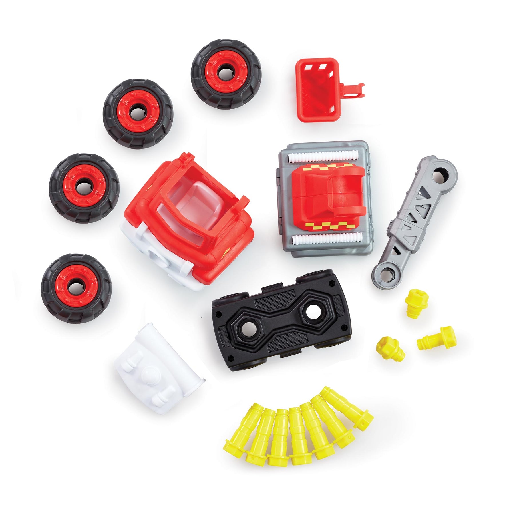 التعليم المبكر لعبة بناء سيارة الإطفاء مركبات الأطفال ELC