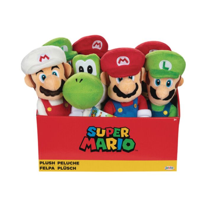 سوبر ماربو لعبة قطيفة 23 سم اشكال متنوعه شخصيات كرتونية Super Mario