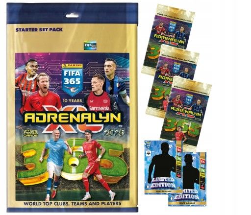 مجلة فيفا 365 كروت الانطلاق 2025 العاب البطاقات Adrenalyn XL Plus