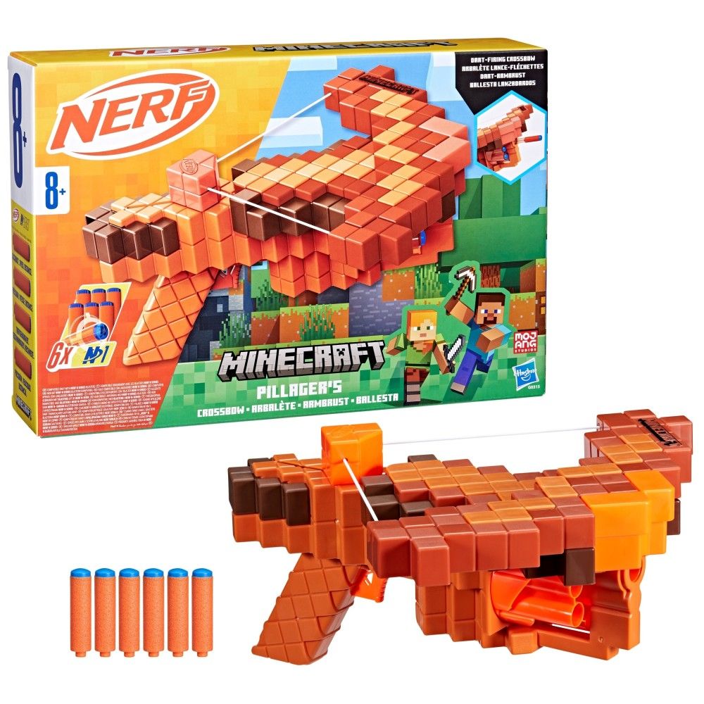 نيرف لعبة قوس ماين كرافت مسدسات مطاطية Nerf