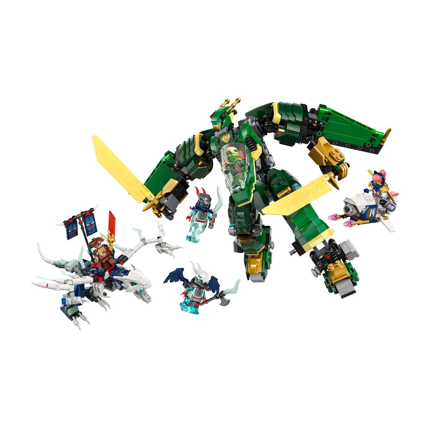 ليجو 71845 نينجاغو لويدز ميكانيكي الطائرات مكعبات التركيب LEGO