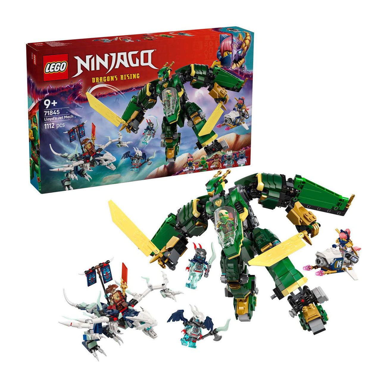 ليجو 71845 نينجاغو لويدز ميكانيكي الطائرات مكعبات التركيب LEGO