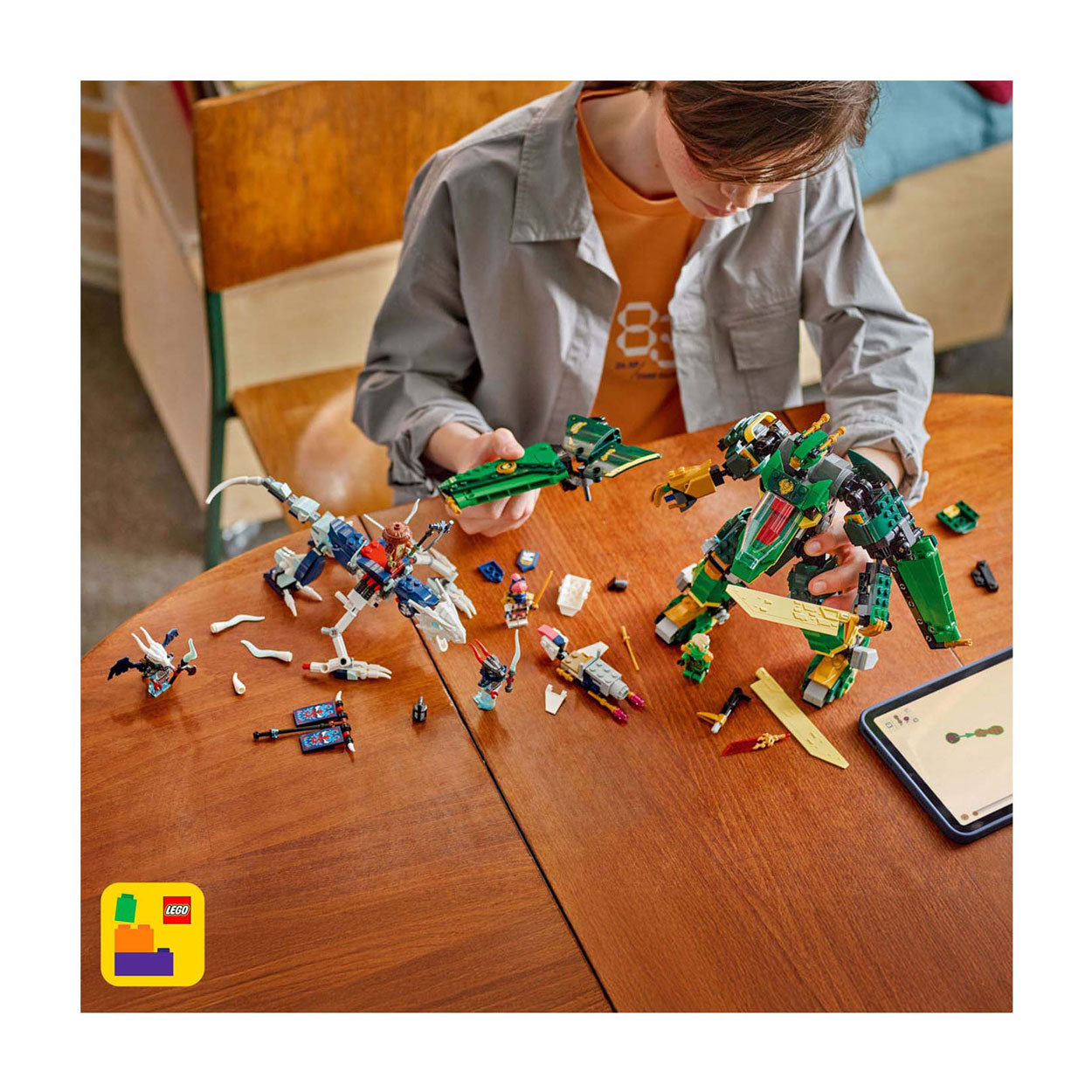 ليجو 71845 نينجاغو لويدز ميكانيكي الطائرات مكعبات التركيب LEGO