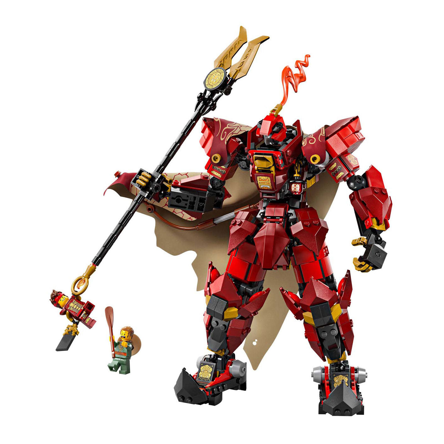 ليجو 71846 نينجاغو فارس النار الميكانيكي مكعبات التركيب LEGO