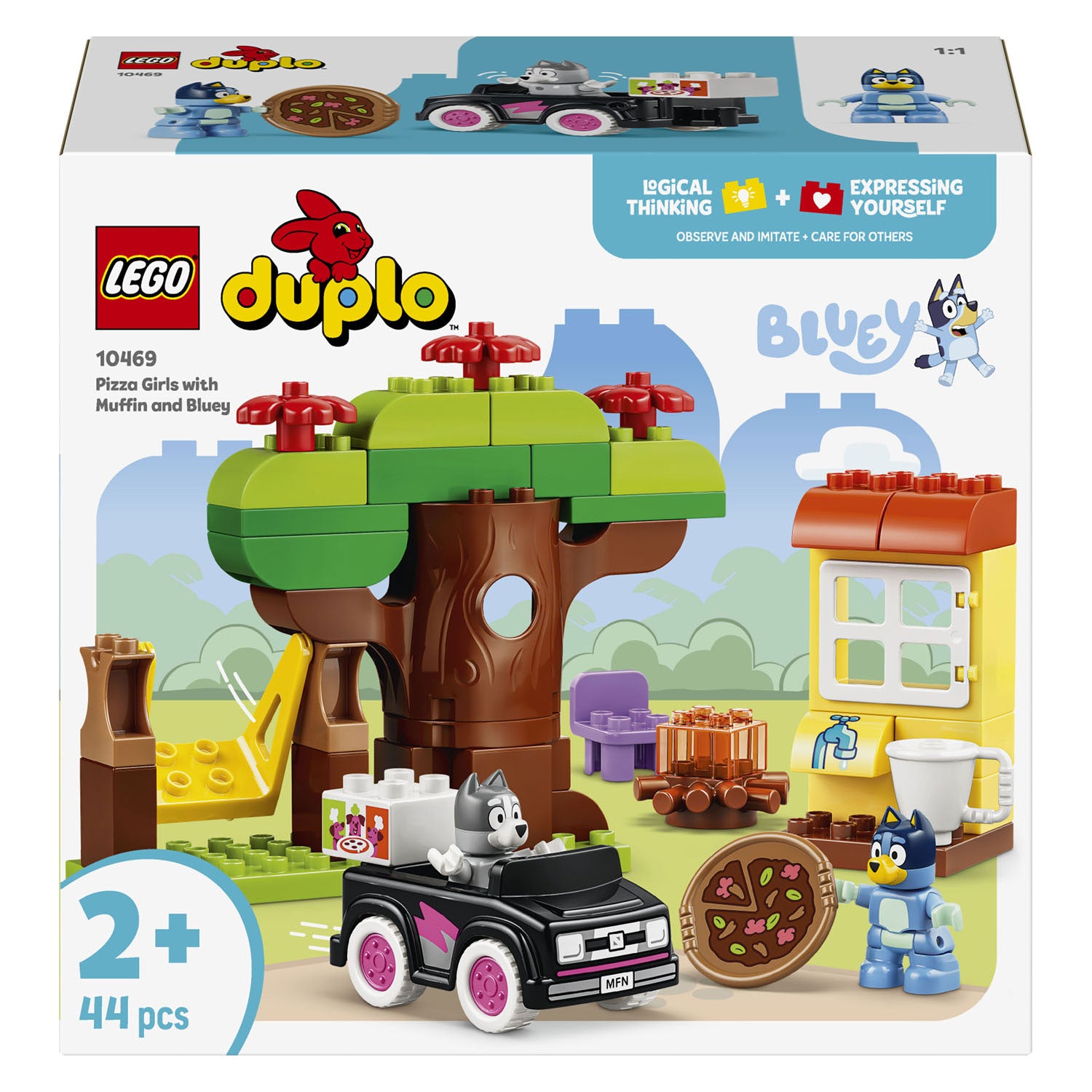 ليجو دوبلو بلوي مكعبات البيتزا والمافن 10469 المكعبات الكبيرة LEGO