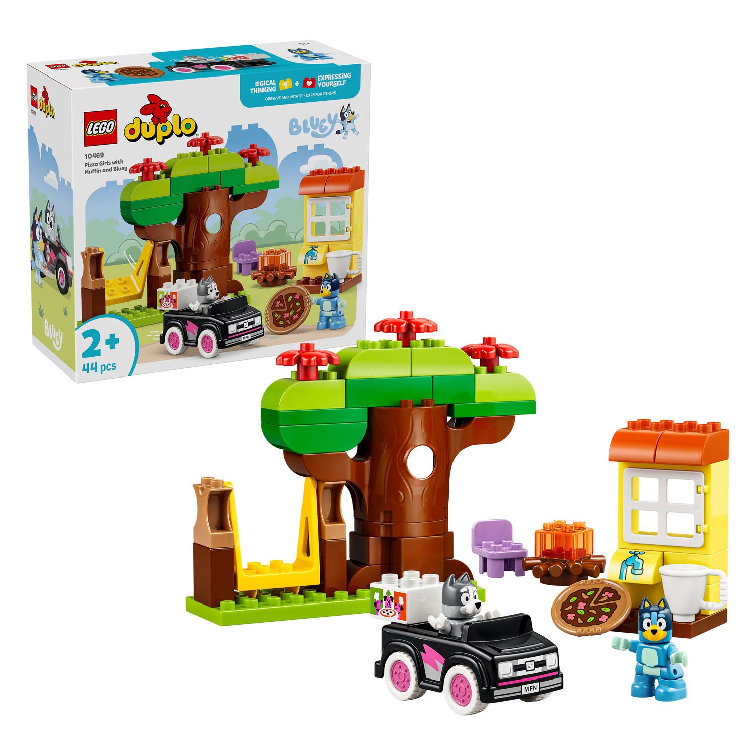 ليجو دوبلو بلوي مكعبات البيتزا والمافن 10469 المكعبات الكبيرة LEGO