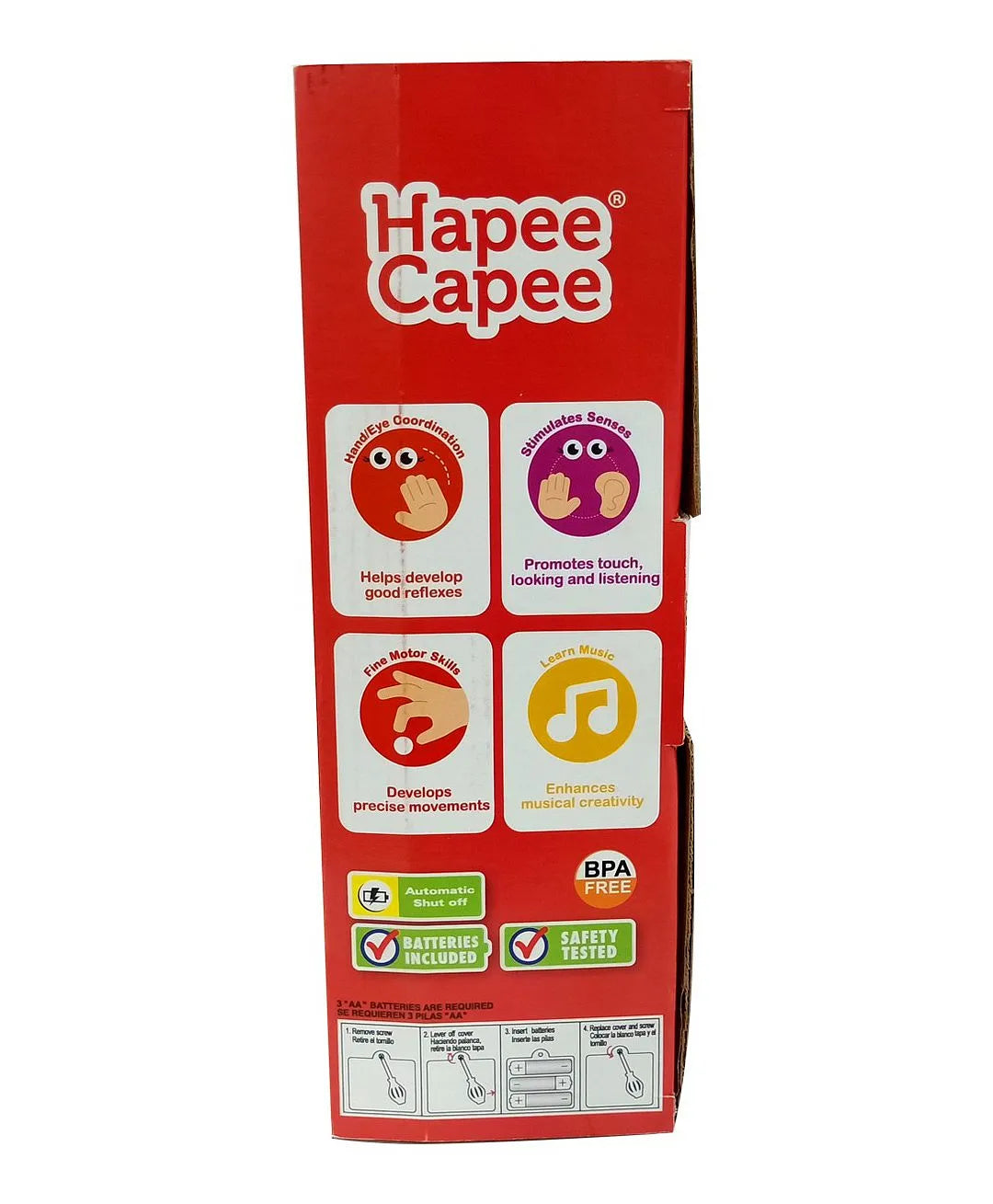 هابي كابي لعبة قطار الحيوانات الصغيرة مواليد تفاعلي Hapee Capee