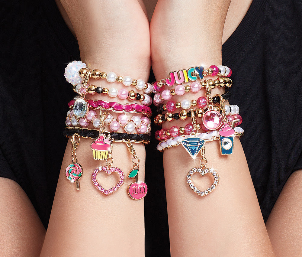 ميك ات ريل مجموعة اساور الورود 464 قطعه الخرز والاكسسوارات Make it Real