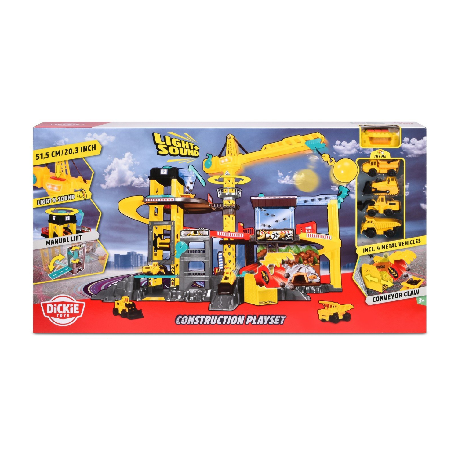 ديكي تويز مجموعة ألعاب البناء مركبات مع مسار Dickie Toys