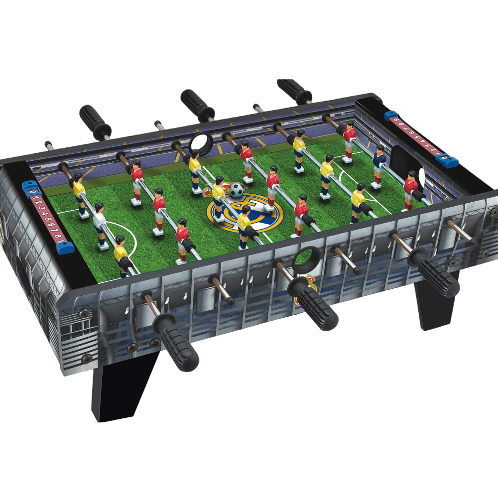 طاولة فرفيره كرة قدم خشبية بتصميم ريال مدريد العاب الرياضه LOCAL