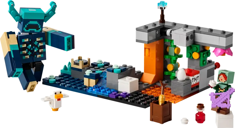 ليجو 21274 ماين كرافت واردن انكاونتر مكعبات التركيب LEGO